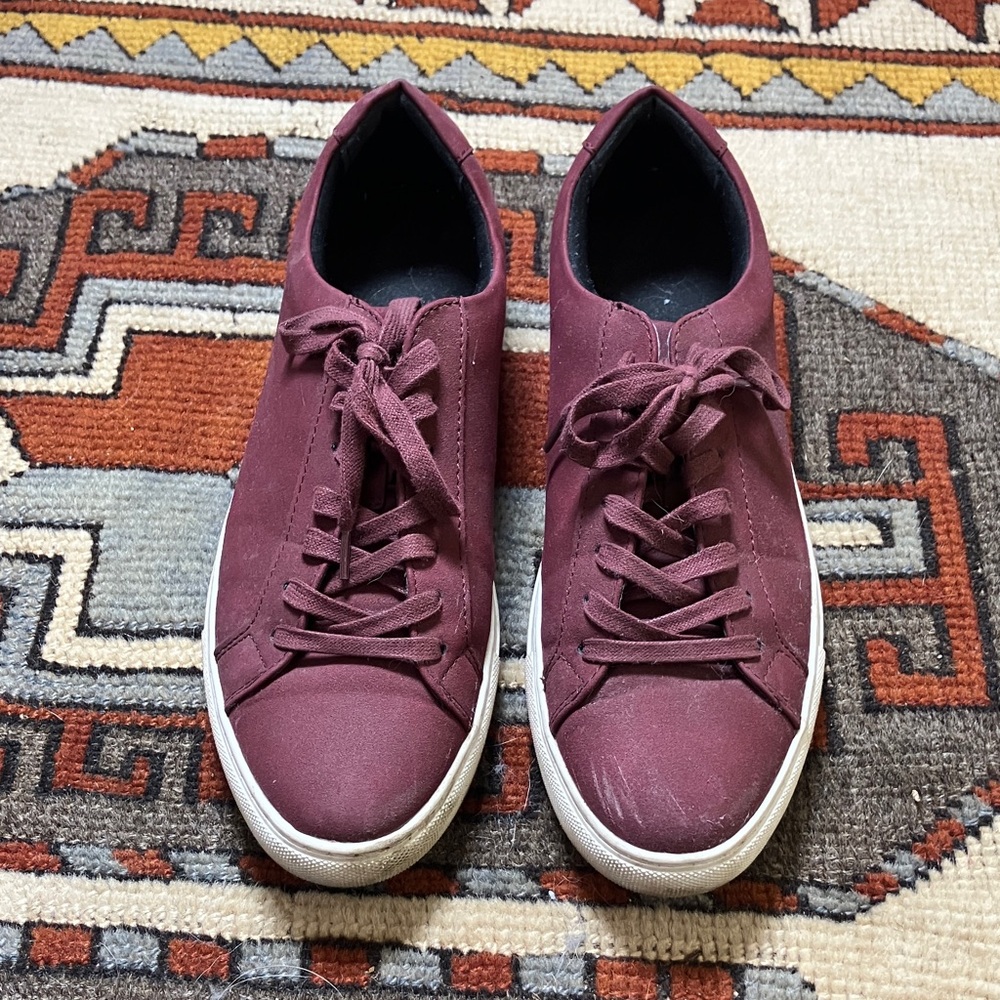 Alfani Men's Burgundy Sneakers